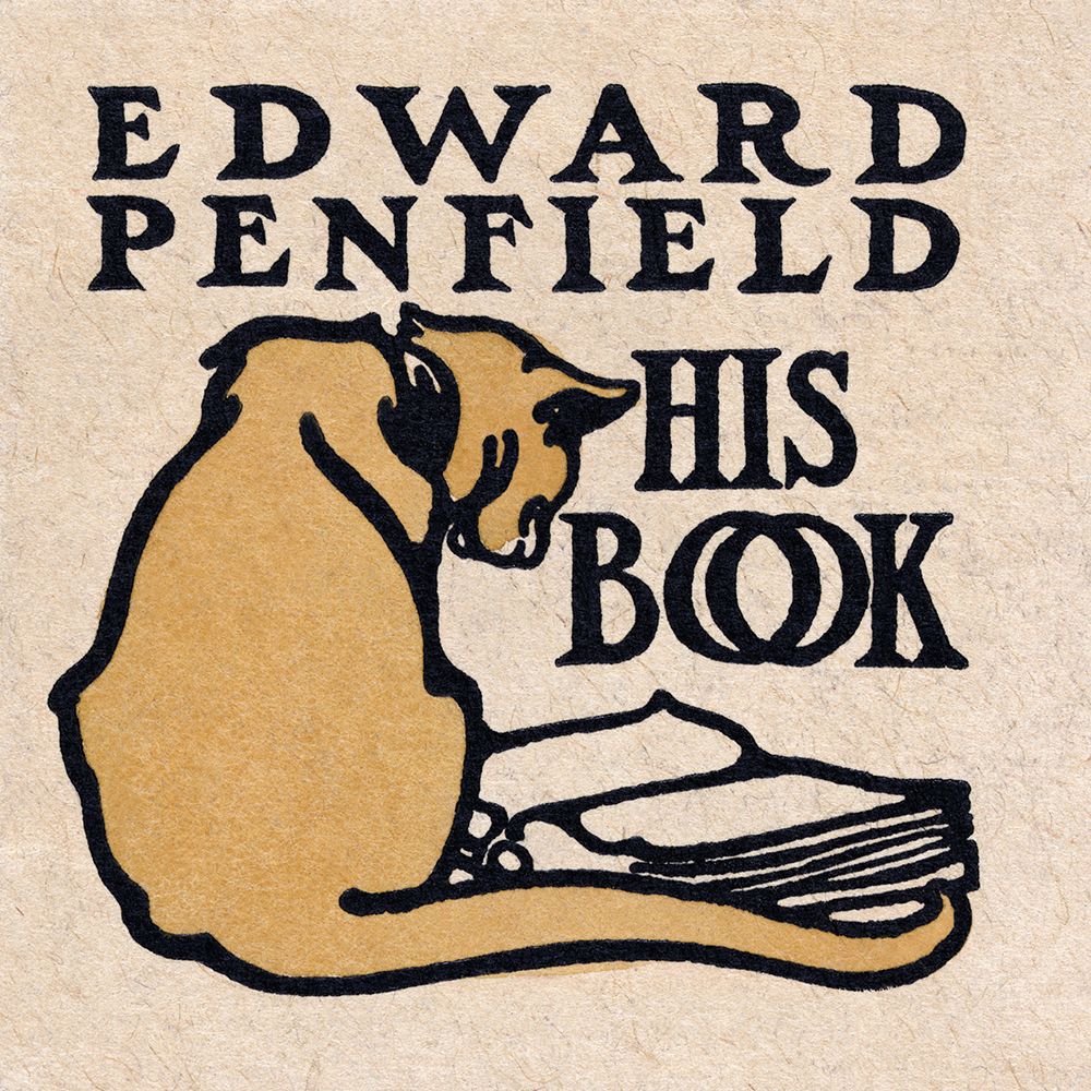 Edward Penfield His Book art print by Edward Penfield for $57.95 CAD
