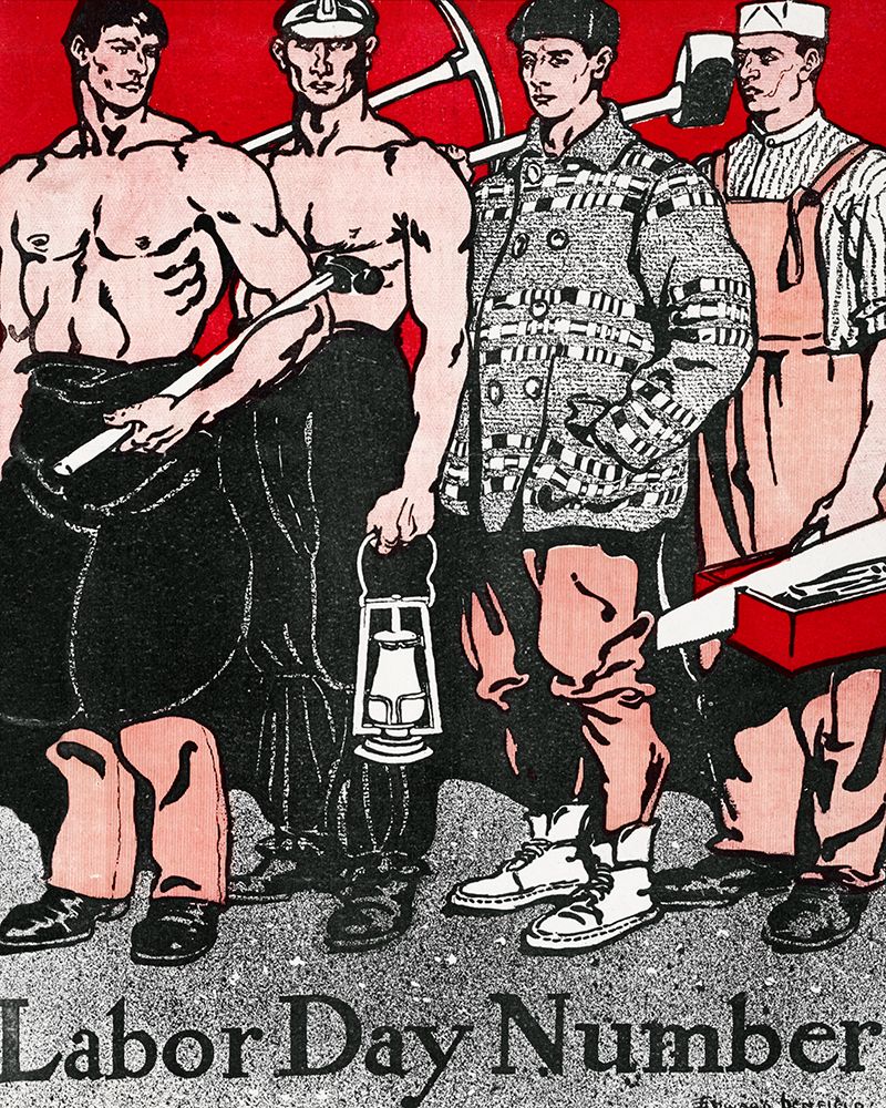 Labour Day Number art print by Edward Penfield for $57.95 CAD