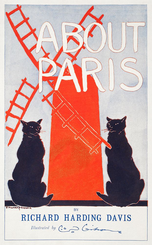 About Paris art print by Edward Penfield for $57.95 CAD