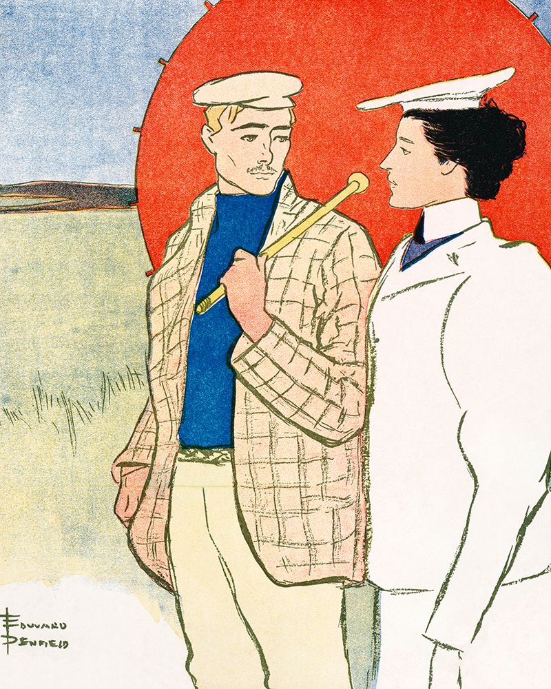 Vintage Calendar 1897 art print by Edward Penfield for $57.95 CAD