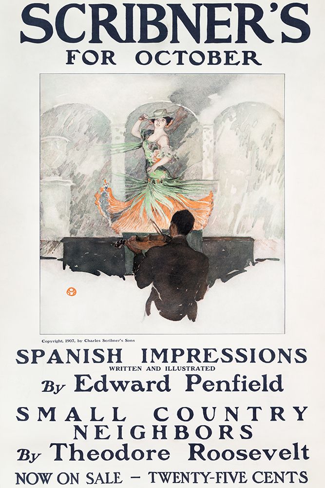 Scribners for October art print by Edward Penfield for $57.95 CAD