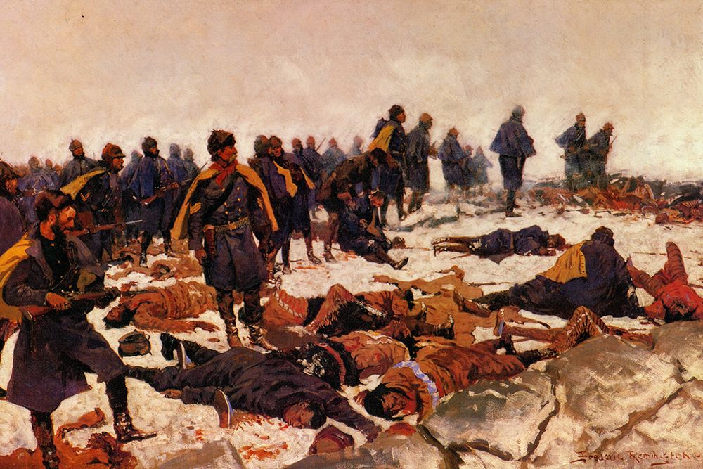 Battle of Warbonnet Creek art print by Frederic Remington for $57.95 CAD