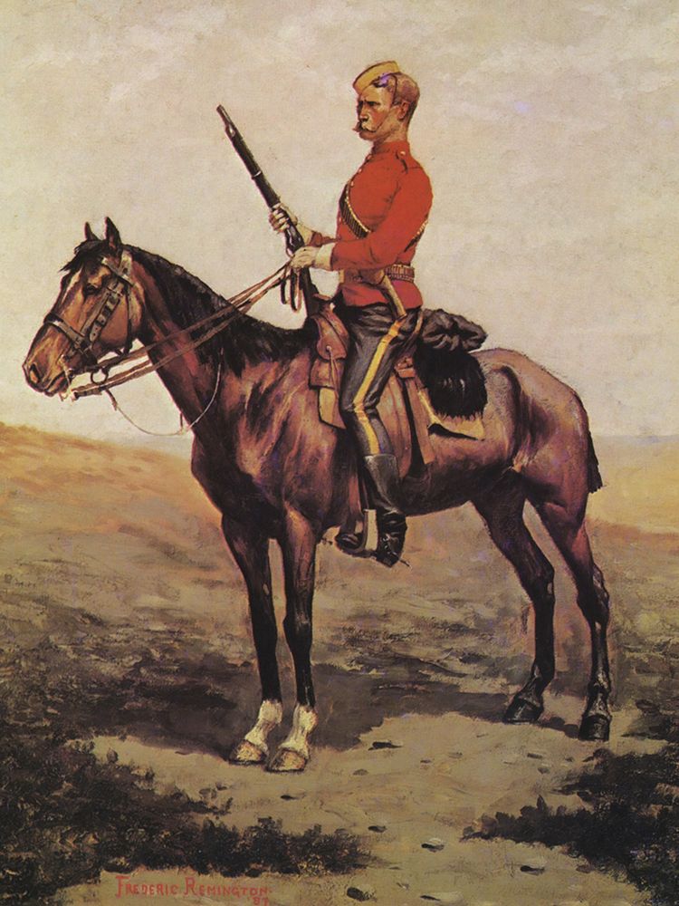 Cavalryman art print by Frederic Remington for $57.95 CAD