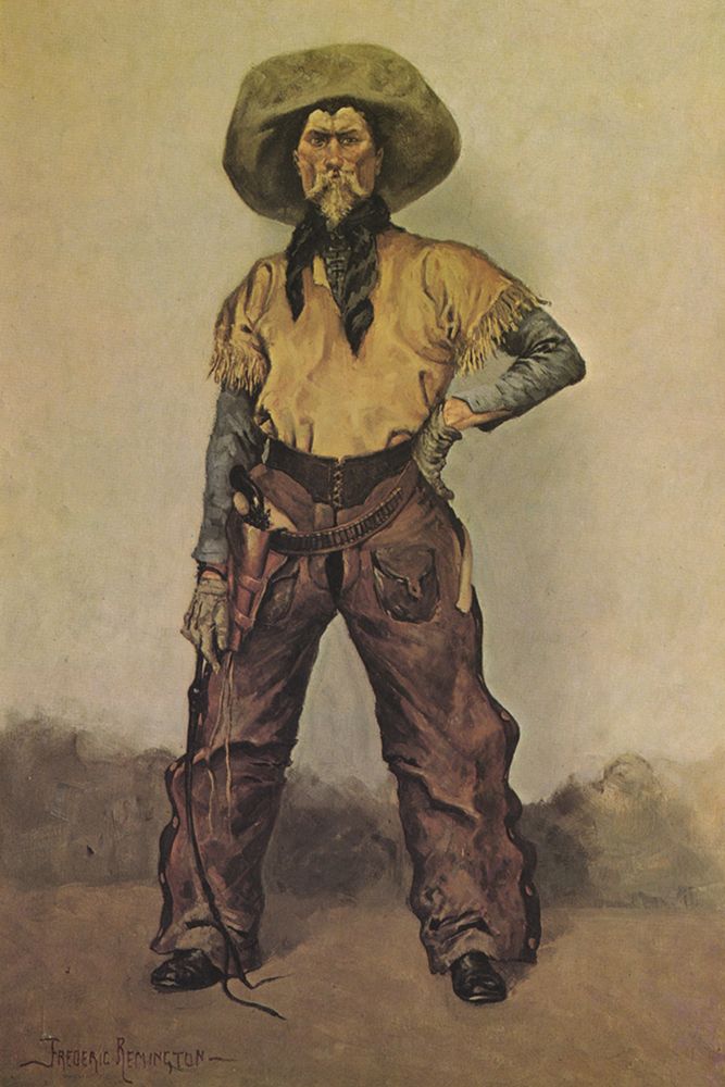 Cowboy art print by Frederic Remington for $57.95 CAD