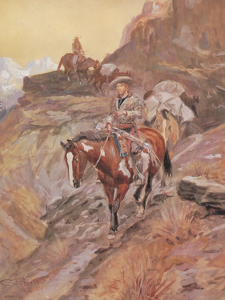 When I Was A Kid art print by Charles Marion Russell for $57.95 CAD