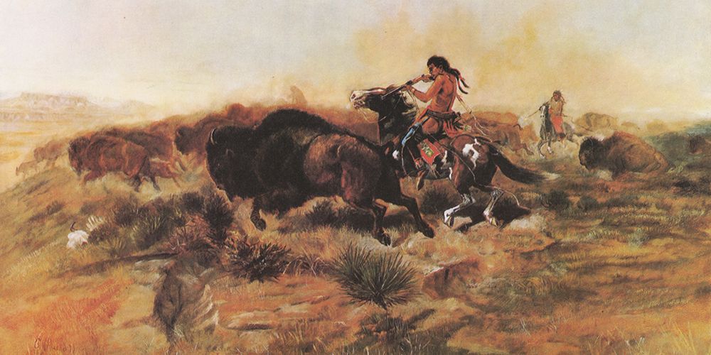 Wild Meat for Wild Men art print by Charles Marion Russell for $57.95 CAD