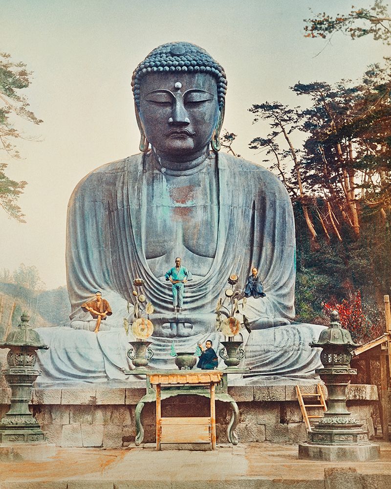 The Bronze Buddha at Kamakura art print by Ogawa Kazumasa for $57.95 CAD