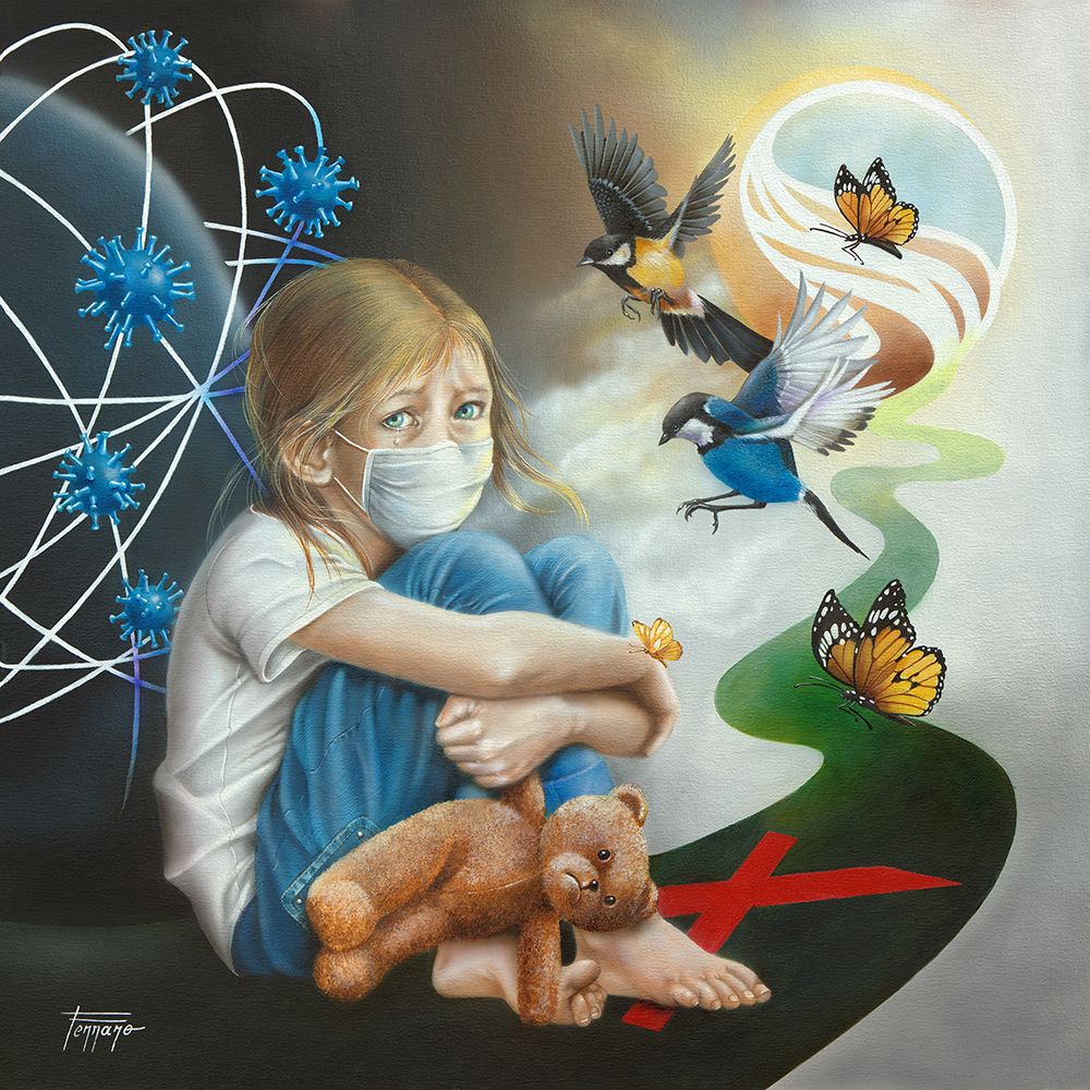 Hope not Fear art print by Ferraro for $57.95 CAD