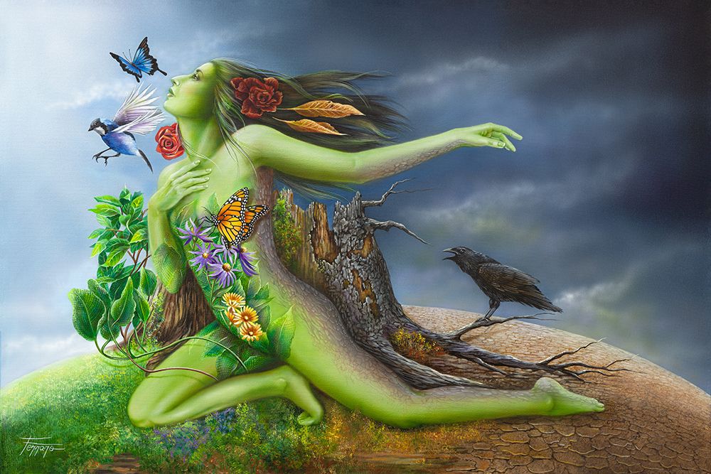 Mother Earth Flight For Restoration art print by Ferraro for $57.95 CAD