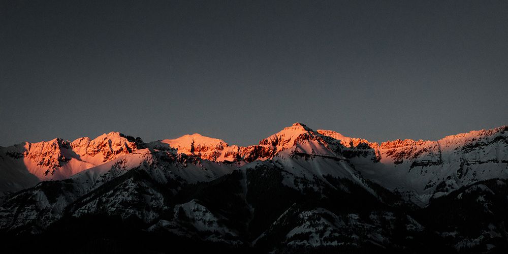 Mountain sunset view from Telluride-Colorado art print by Carol Highsmith for $57.95 CAD