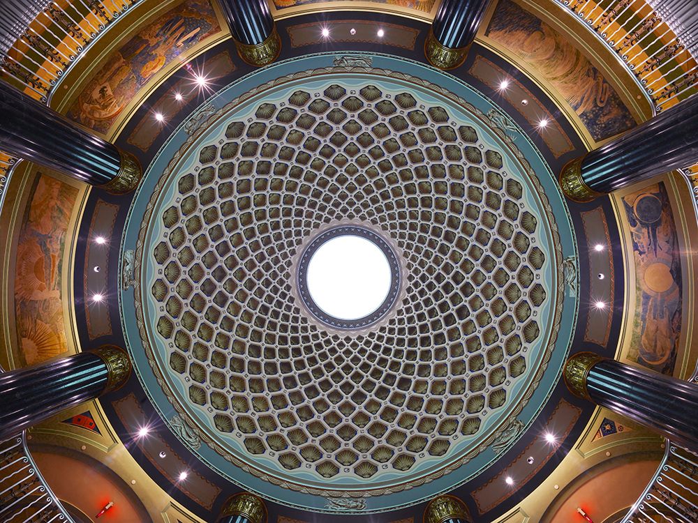 Lobby ceiling-U.S. Custom House-Philadelphia-Pennsylvania art print by Carol Highsmith for $57.95 CAD