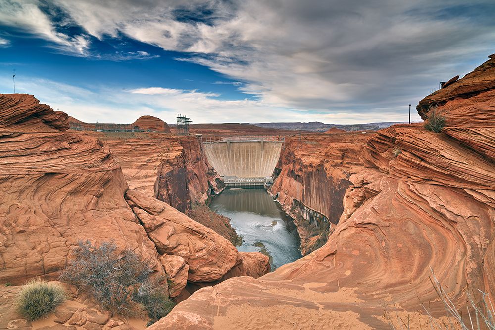 Colorado River-Glen Canyon Dam-outside Page-Arizona art print by Carol Highsmith for $57.95 CAD