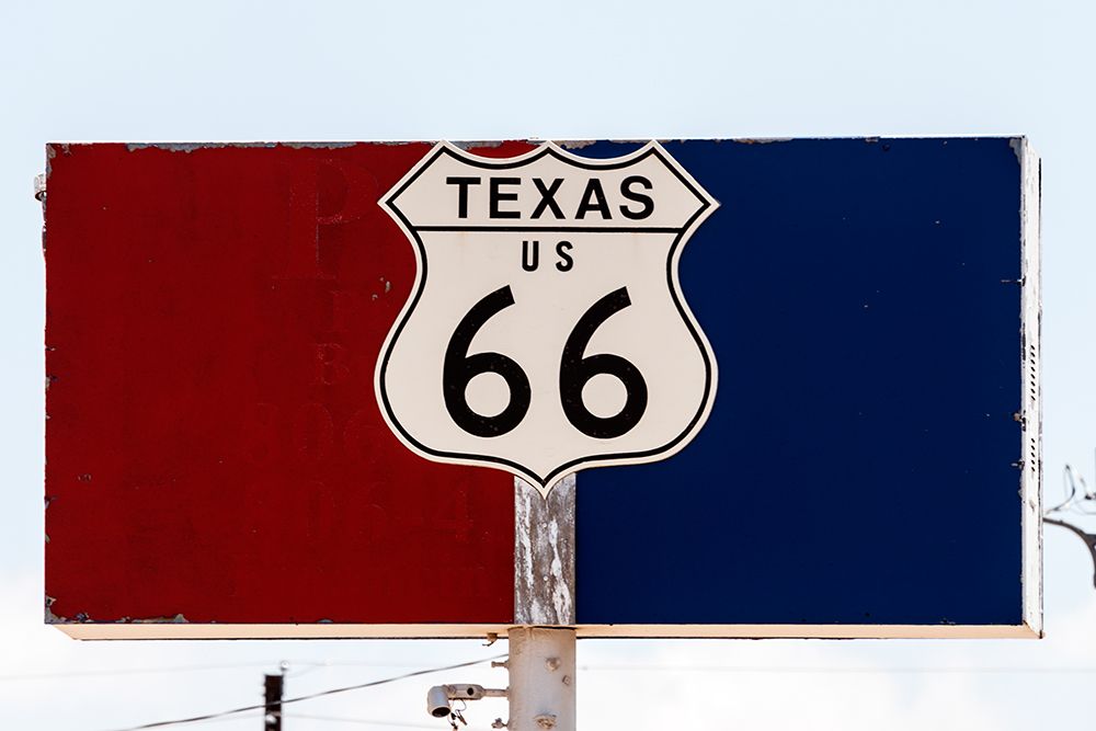Texas Sign-on the old U.S. Highway Route 66 art print by Carol Highsmith for $57.95 CAD