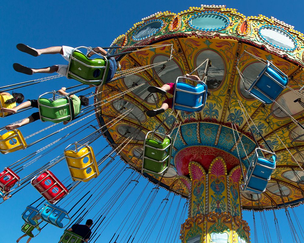 Swing ride in Santa Cruz-California art print by Carol Highsmith for $57.95 CAD