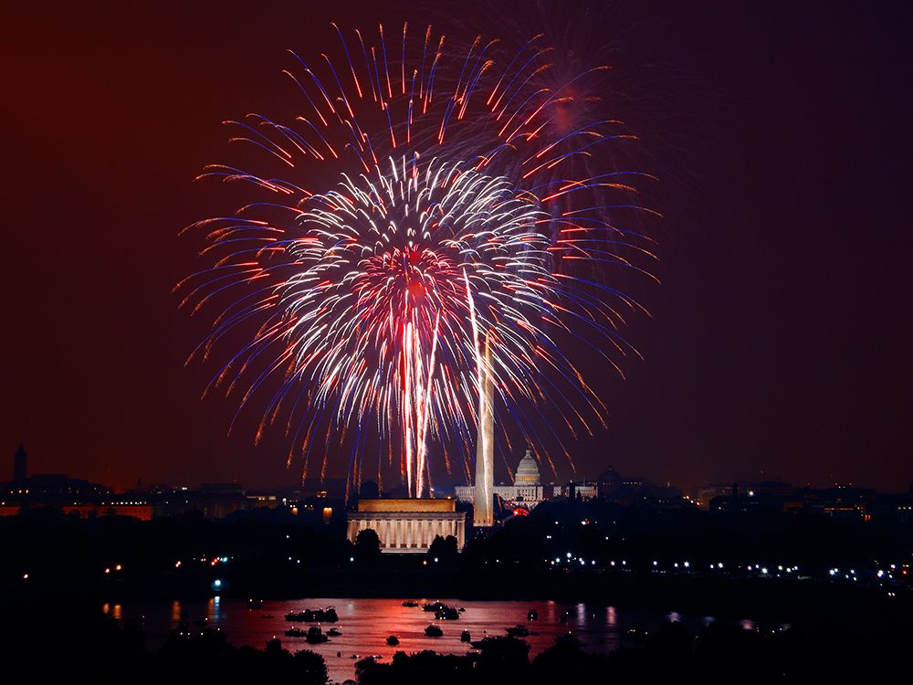 July 4th Fireworks art print by Carol Highsmith for $57.95 CAD