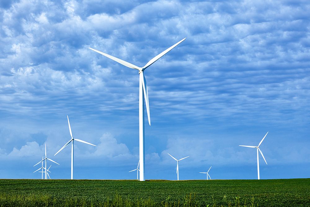 Wind Farms in Franklin County-Iowa art print by Carol Highsmith for $57.95 CAD