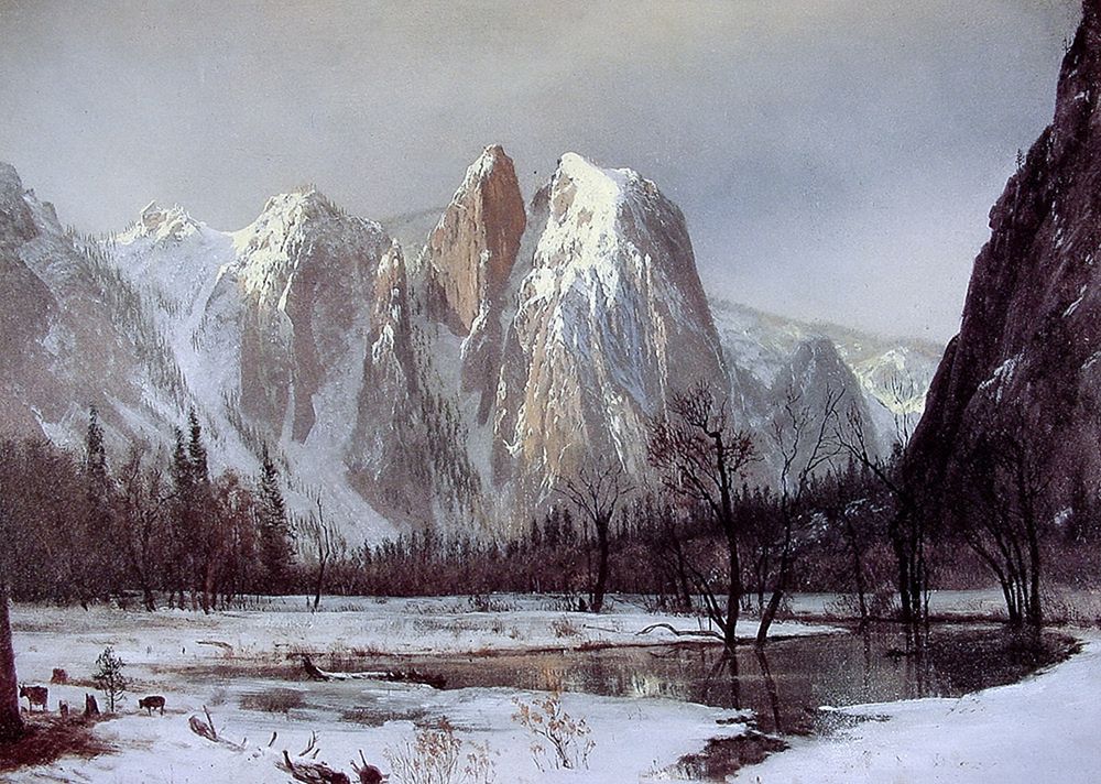 Cathedral Rock art print by Albert Bierstadt for $57.95 CAD