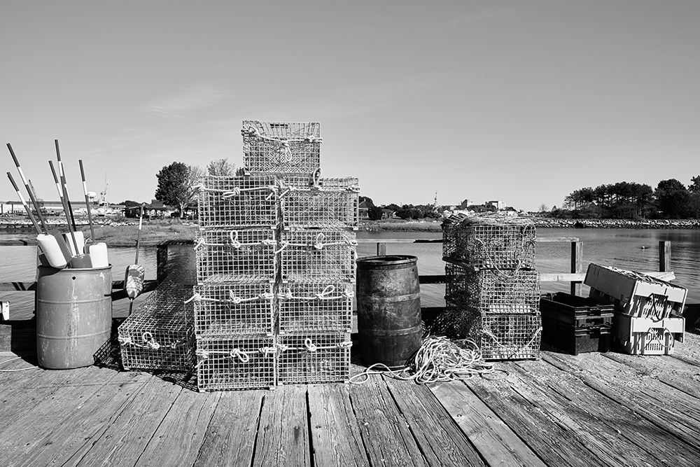 Lobster traps-Portsmouth docks-New Hampshire art print by Carol Highsmith for $57.95 CAD