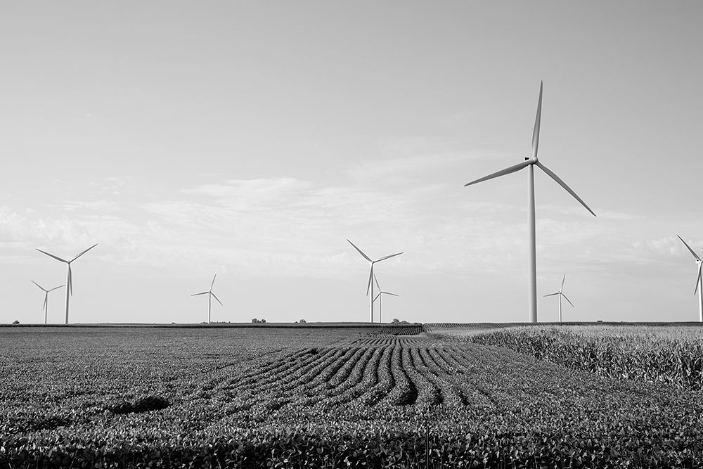 Wind Turbines in rural Missouri art print by Carol Highsmith for $57.95 CAD
