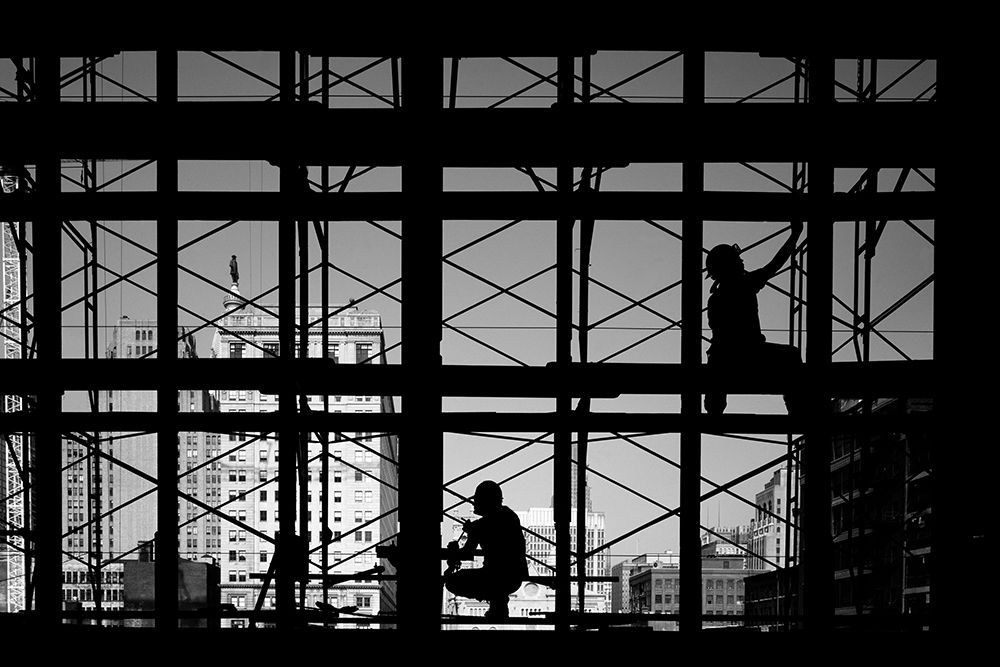 Restoration work on Reading Terminal-Philadelphia-PA art print by Carol Highsmith for $57.95 CAD