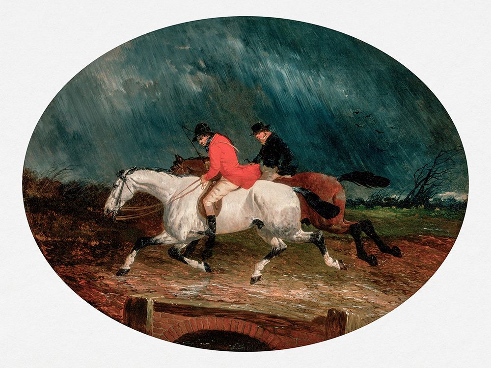 Returning from the Hunt art print by John Frederick Herring for $57.95 CAD