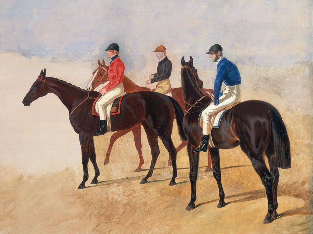 Steeplechase cracks art print by John Frederick Herring for $57.95 CAD