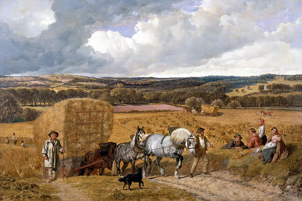 Harvest art print by John Frederick Herring for $57.95 CAD