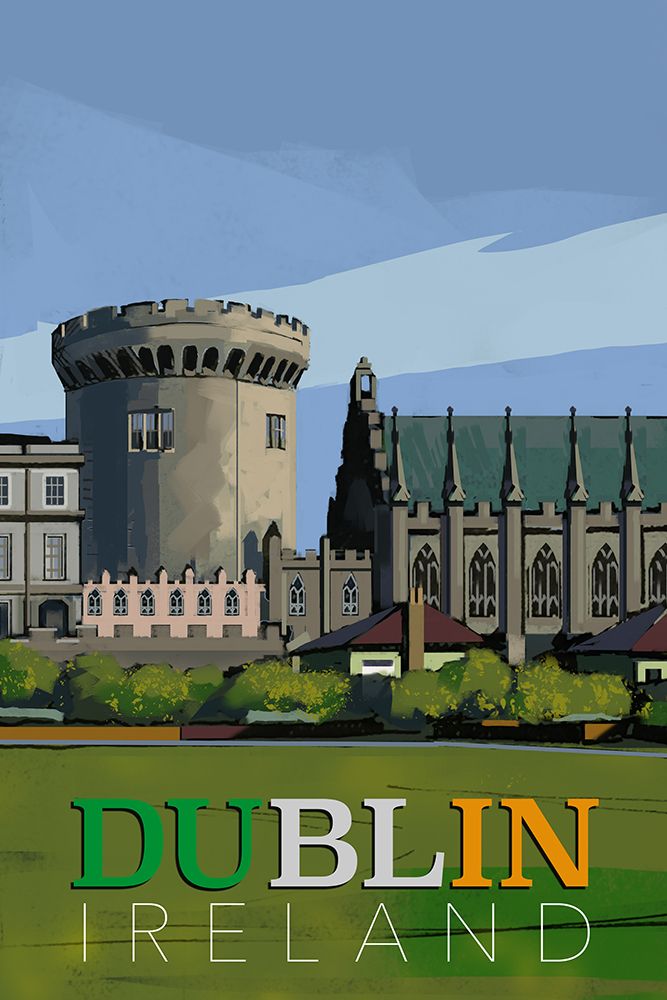 Dublin-Ireland art print by East Coast Licensing for $57.95 CAD