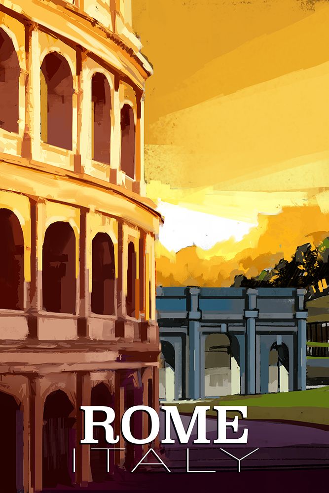 Rome Italy art print by East Coast Licensing for $57.95 CAD