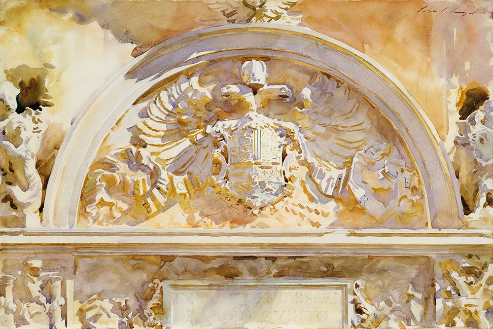 Escutcheon of Charles V of Spain art print by John Singer Sargent for $57.95 CAD