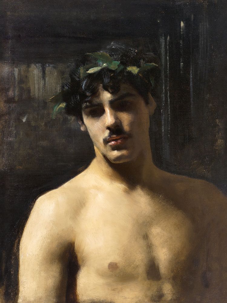 Man Wearing Laurels art print by John Singer Sargent for $57.95 CAD