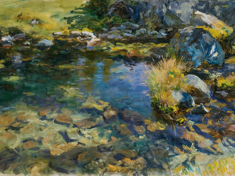 Alpine Pool art print by John Singer Sargent for $57.95 CAD