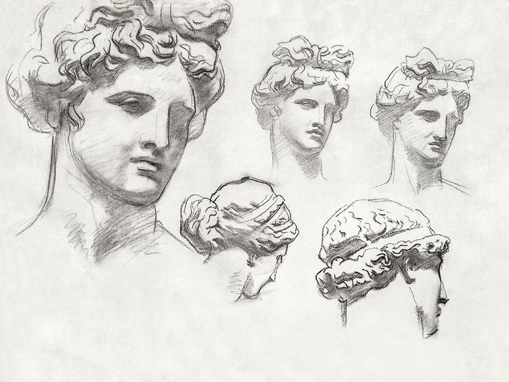 Studies for Apollo and the Muses art print by John Singer Sargent for $57.95 CAD