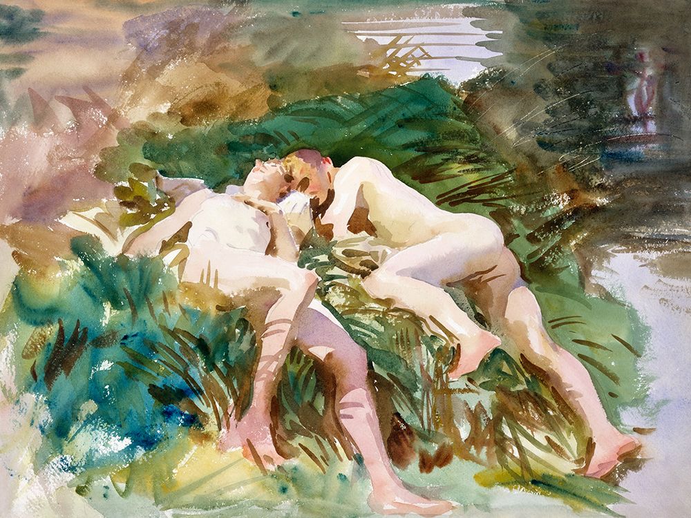 Tommies Bathing art print by John Singer Sargent for $57.95 CAD