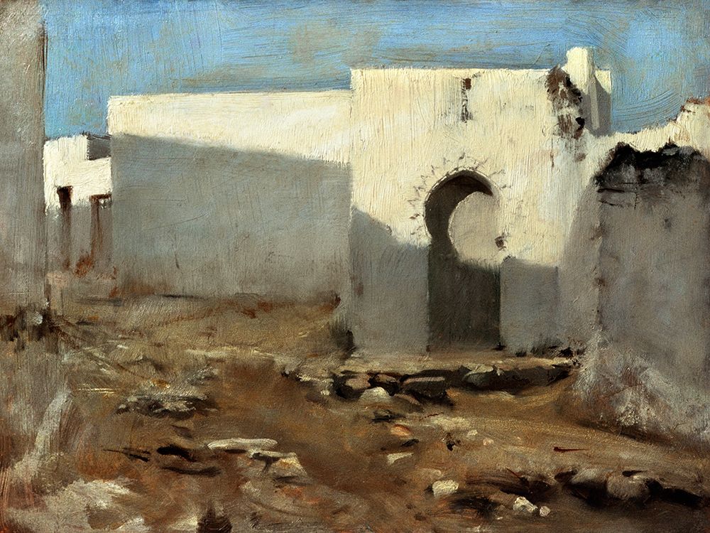 Moorish Buildings in Sunlight art print by John Singer Sargent for $57.95 CAD