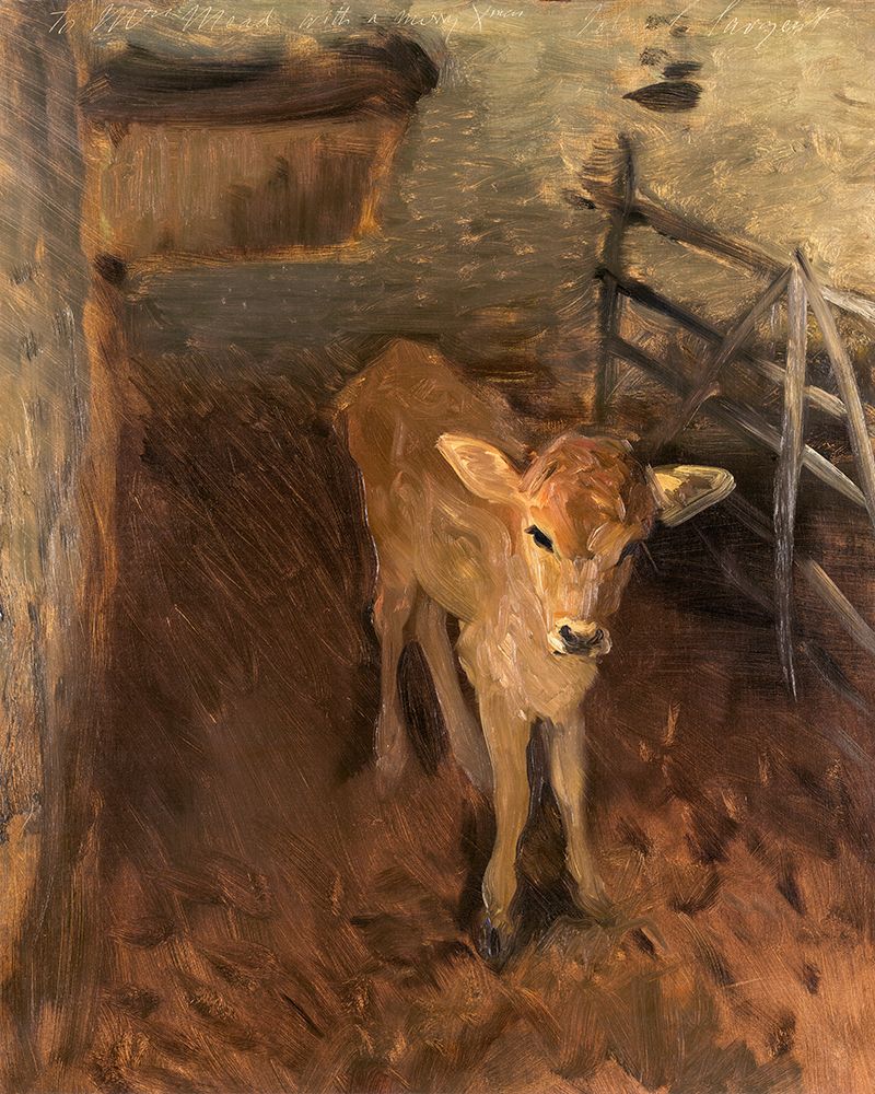 A Jersey Calf art print by John Singer Sargent for $57.95 CAD