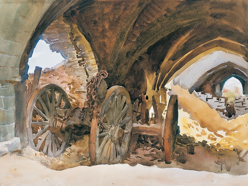 Wheels in Vault art print by John Singer Sargent for $57.95 CAD