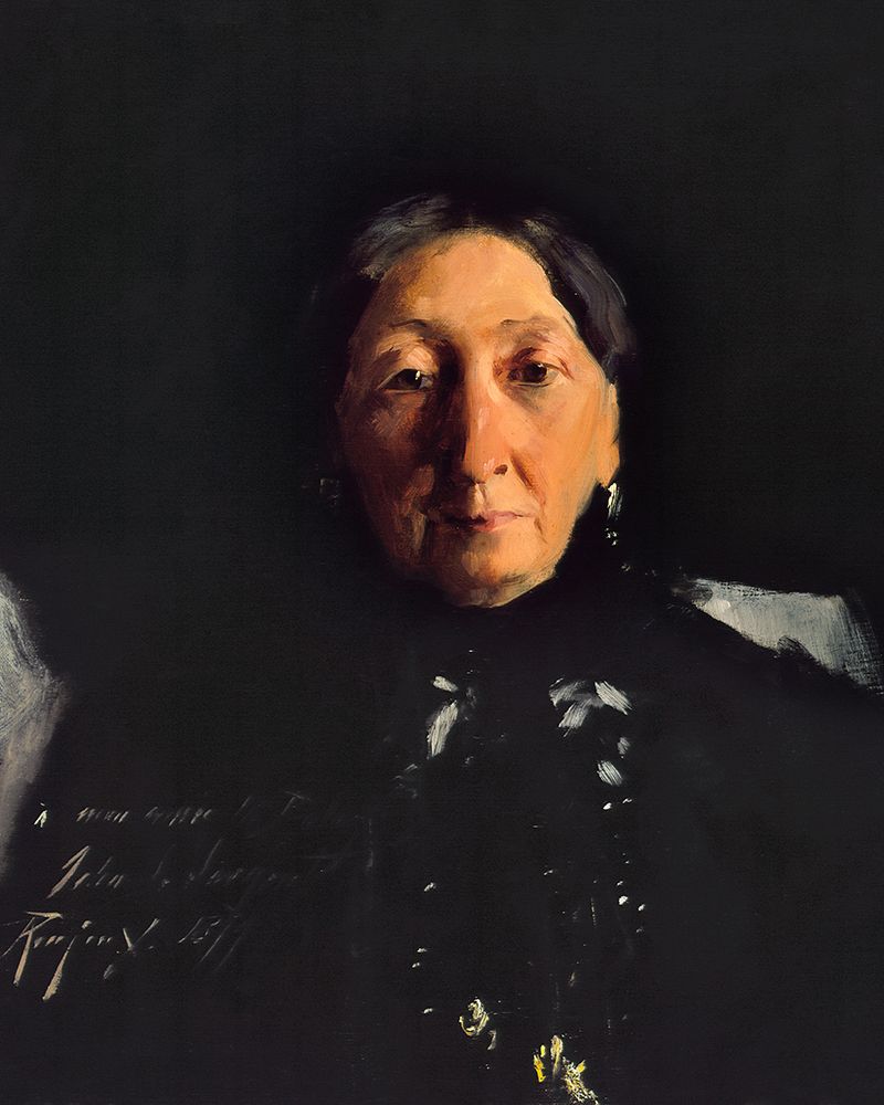 Mme Francois Buloz art print by John Singer Sargent for $57.95 CAD