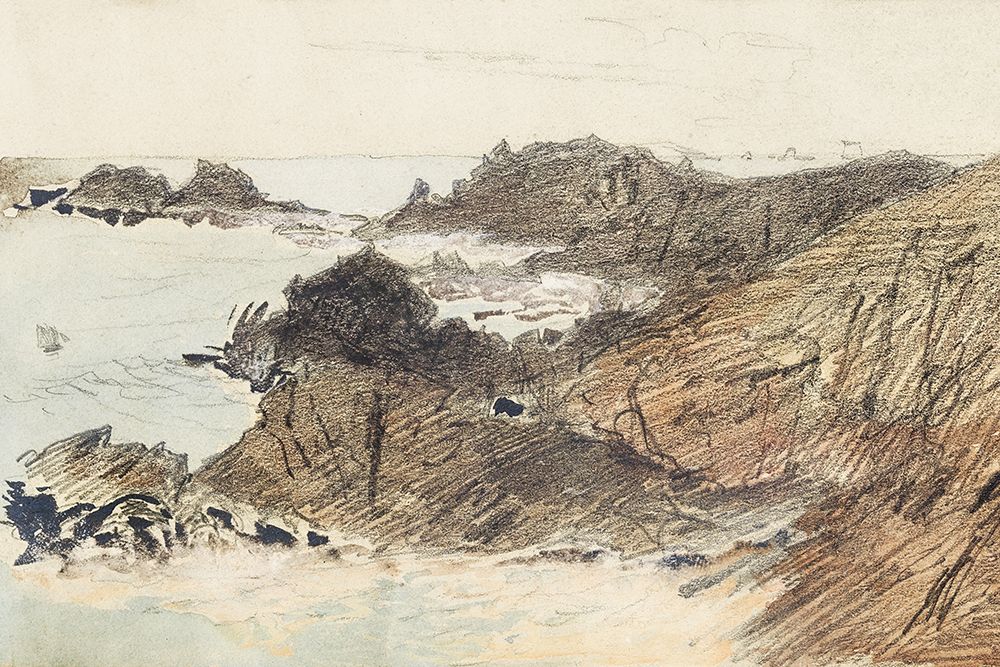 Rocky Coast art print by John Singer Sargent for $57.95 CAD