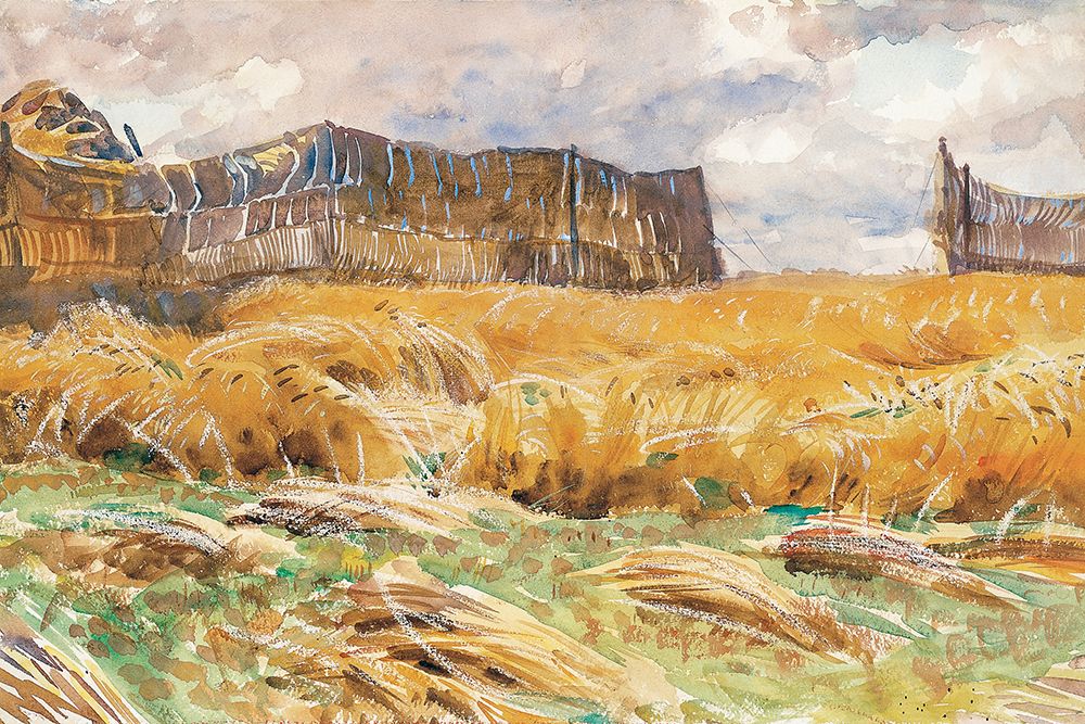 Camouflaged Field in France art print by John Singer Sargent for $57.95 CAD