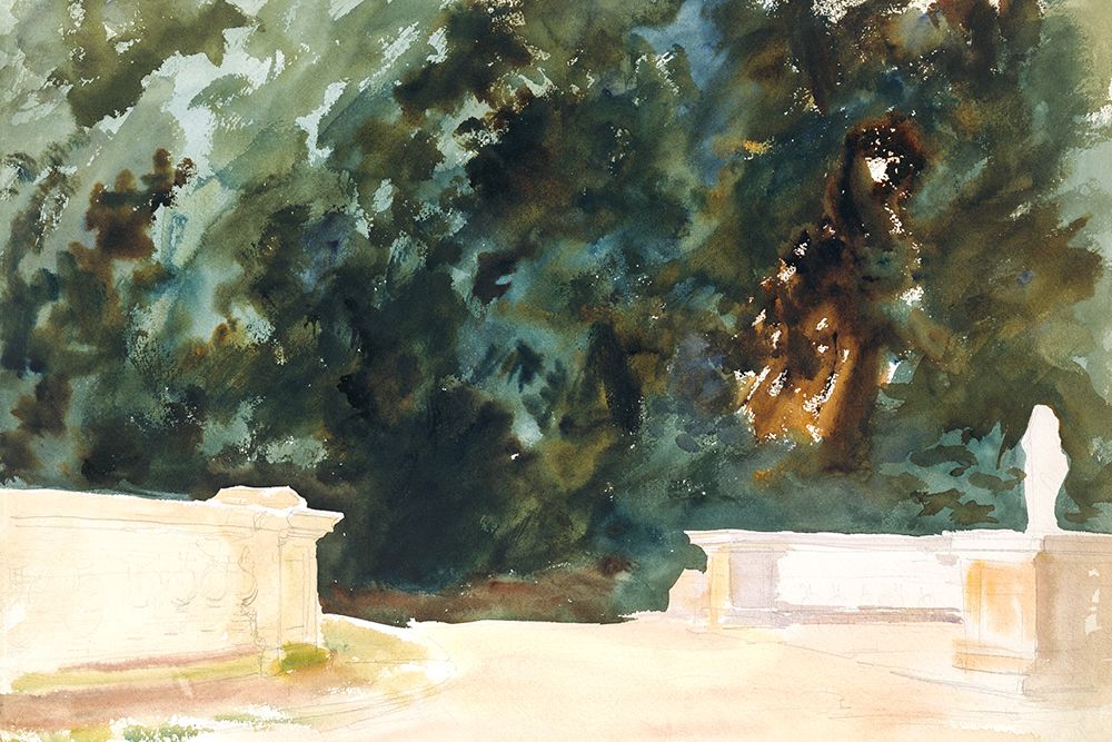 Terrace and Gardens art print by John Singer Sargent for $57.95 CAD