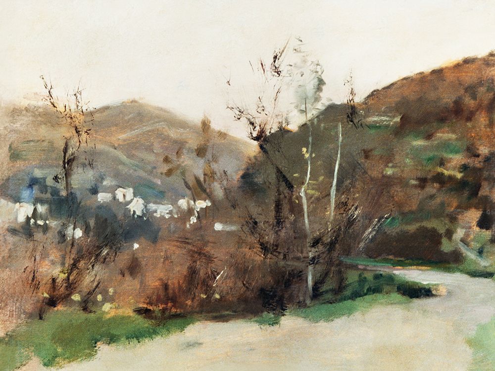 Spanish Landscape art print by John Singer Sargent for $57.95 CAD