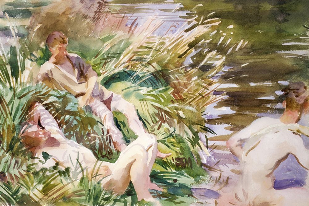 Tommies Bathing art print by John Singer Sargent for $57.95 CAD