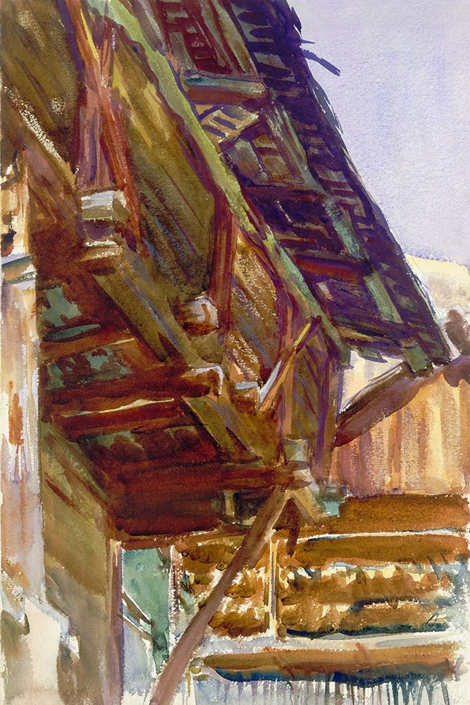 Chalet art print by John Singer Sargent for $57.95 CAD
