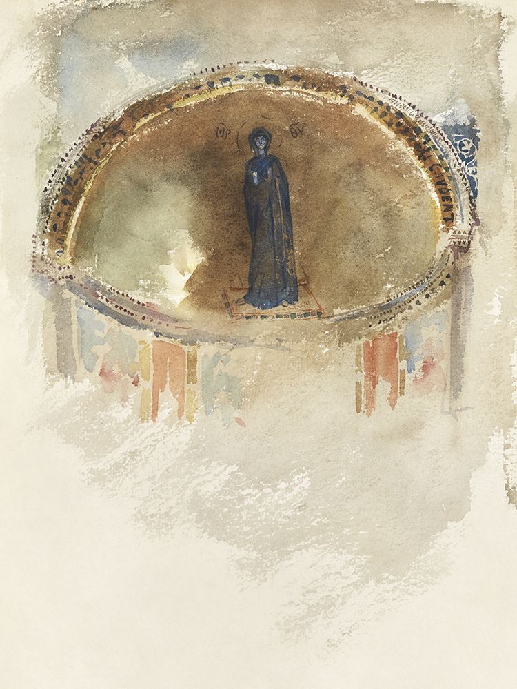 Madonna-Mosaic-Saints Maria and Donato-Murano art print by John Singer Sargent for $57.95 CAD