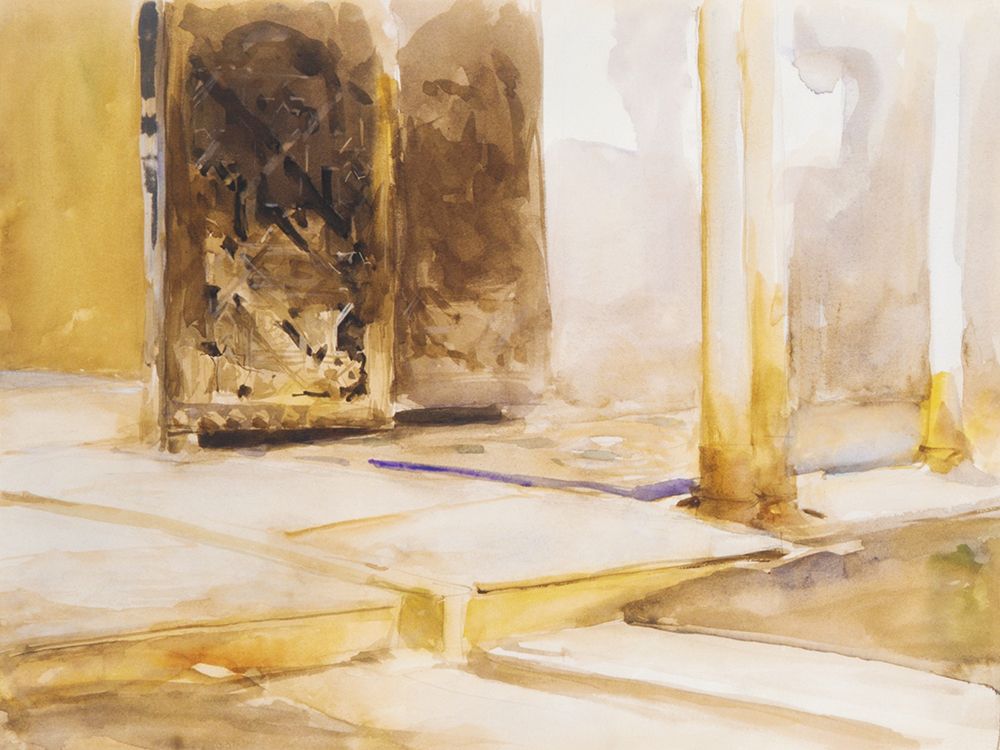 Patio de los Leones-Alhambra art print by John Singer Sargent for $57.95 CAD