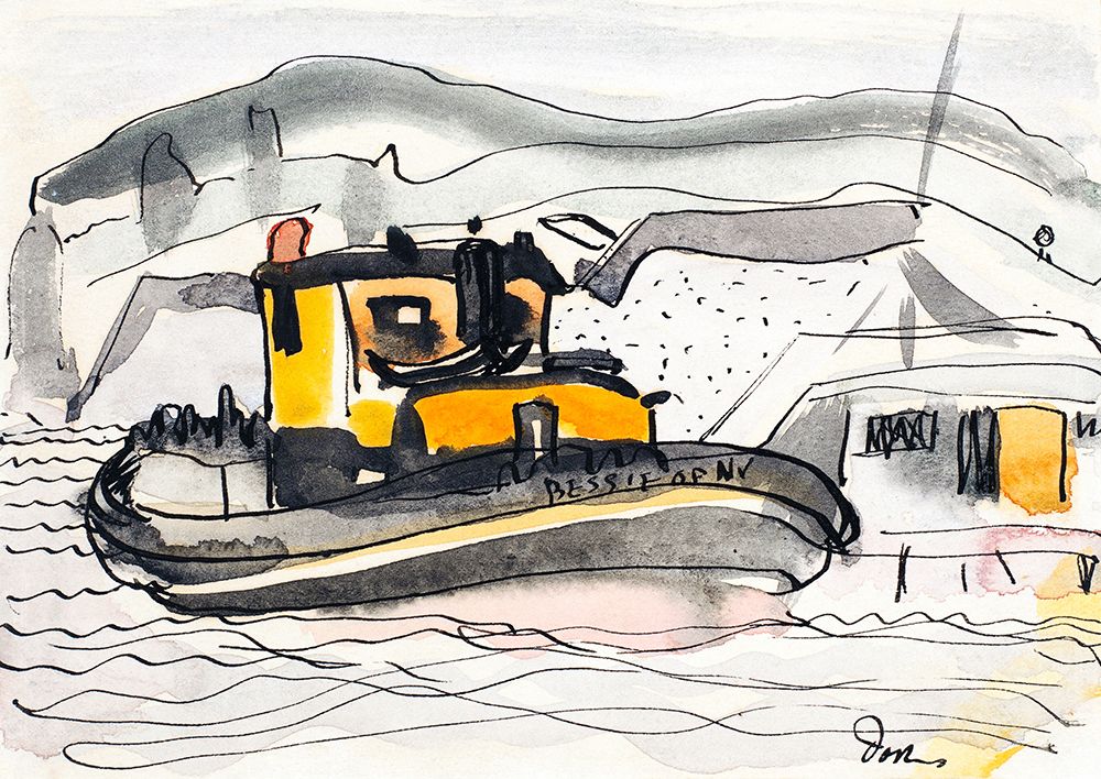 Study for The Bessie of New York art print by Arthur Dove for $57.95 CAD