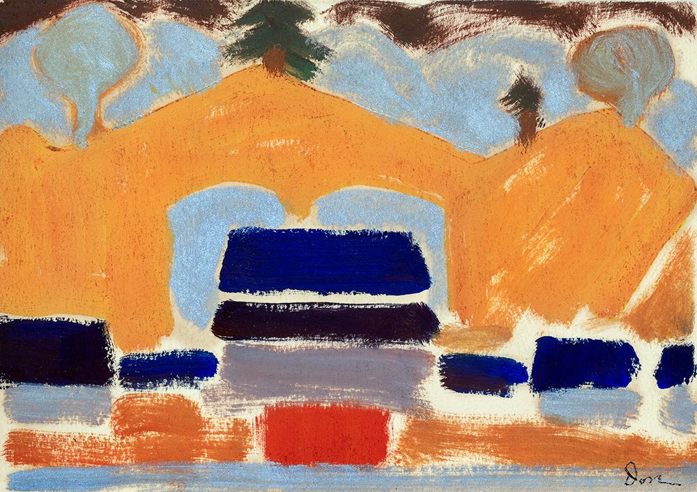 Landscape with Houses art print by Arthur Dove for $57.95 CAD
