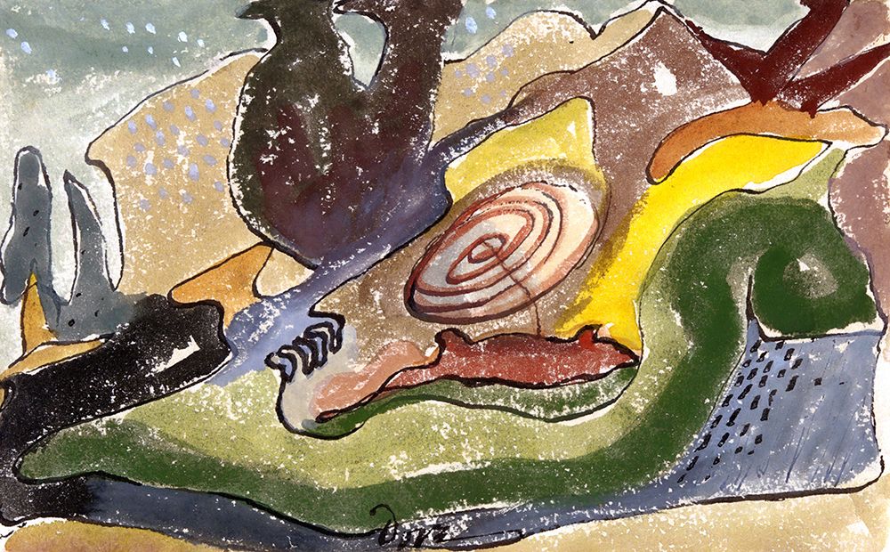 Beach art print by Arthur Dove for $57.95 CAD