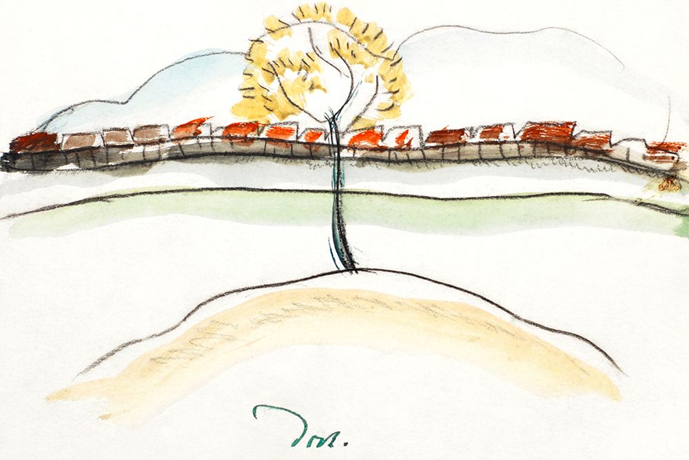 Fall Brook Railroad art print by Arthur Dove for $57.95 CAD